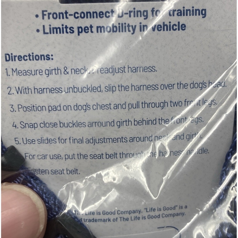Life‎ is Good Daisy Dog Harness X-Small 5-10 lbs NWT   🌼 - Picture 5 of 7